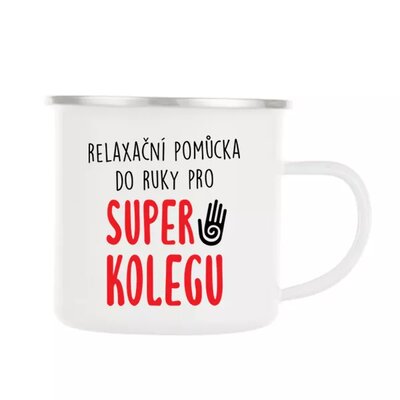 Relaxační pomůcka - Super kolega - plecháček