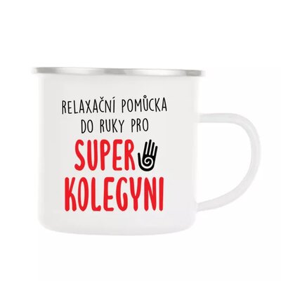 Relaxační pomůcka - Super kolegyně - plecháček