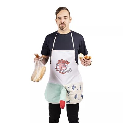 Sežeru na co přijdu - zástěra s otvírákem