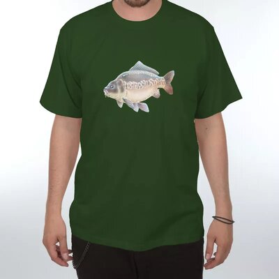 Tričko s potiskem pro rybáře - Kapr