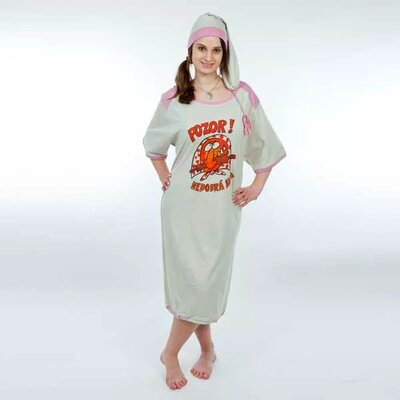 Noční košile lady Pozor, nedobrá baba