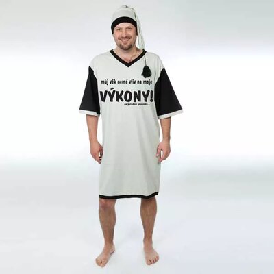Noční košile Můj věk nemá vliv na moje výkony! - Gentleman