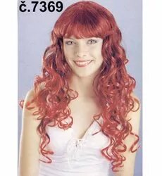 Paruka Glamour červená