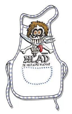 Zástěra - hlad je nejlepší kuchař