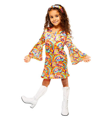 Dívčí hippies kostým, 60. léta