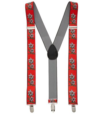Kšandy s květinovým vzorem