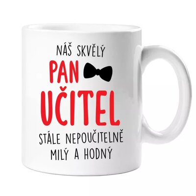 Náš skvělý pan učitel - hrnek 2 barvy