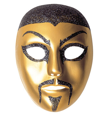 Plastová maska Číňan, 2 barvy