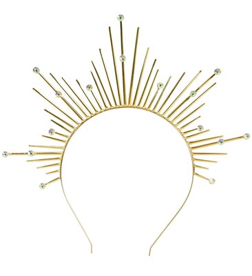 Čelenka svatozář, zlatá