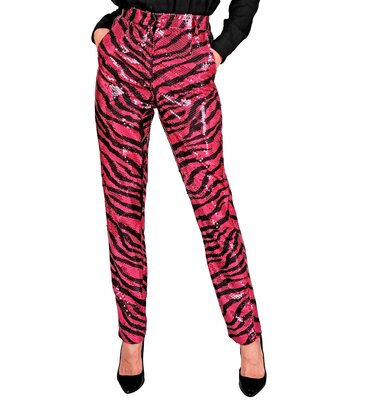 Dámské párty kalhoty s flitry z 80. let