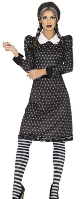 Dámské šaty s límečkem Wednesday Addams