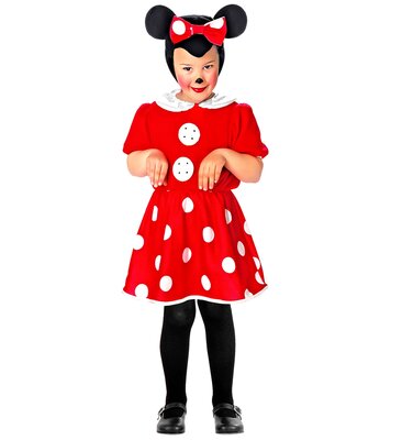 Minnie - dívčí kostým (šaty, ouška)