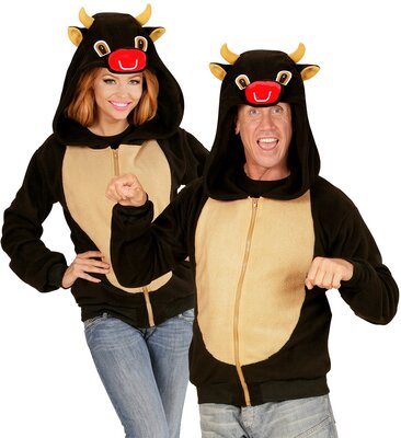 Plyšová mikina býk