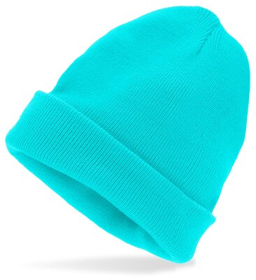Unisex čepice Beanie, azurová