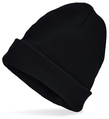 Unisex čepice Beanie, černá