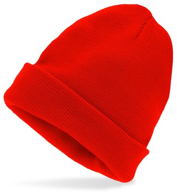 Unisex čepice Beanie, červená
