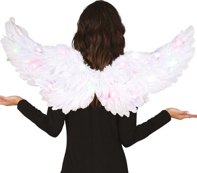 Andělská křídla se světýlky, 80 x 40 cm