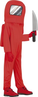 Červený kostým Among Us