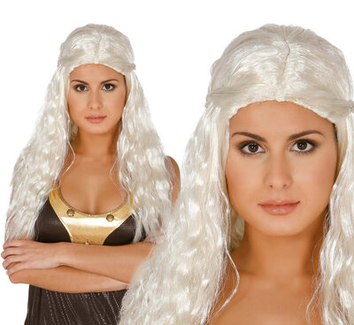 Dámská bílá paruka Daenerys Targaryen