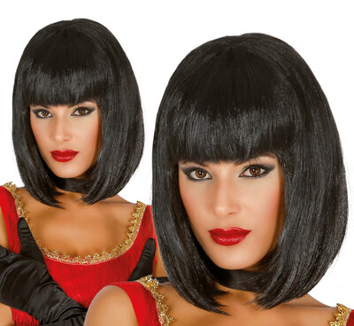 Dámská krátká paruka s ofinou