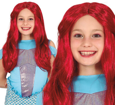 Dívčí paruka mořská víla Ariel