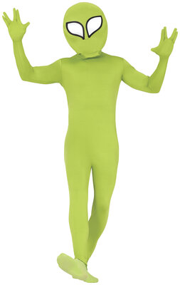 Kostým zelený mimozemšťan