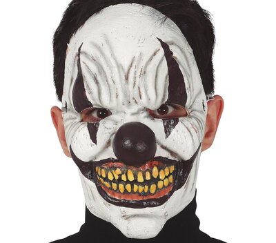 Latexová maska klaun z hororu