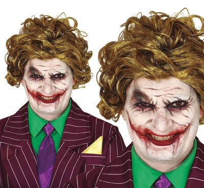 Pánská kudrnatá paruka Joker