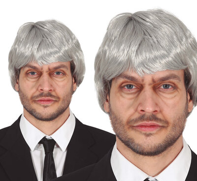 Pánská paruka šedá