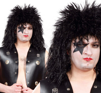 Pánská rocková paruka Kiss