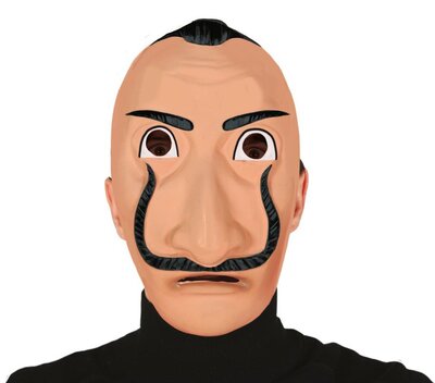 Plastová maska Papírový dům (La casa de papel)