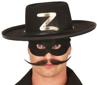 Černý klobouk bandita/Zorro