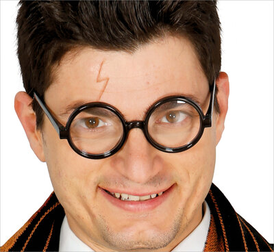 Černé kulaté brýle Harry Potter