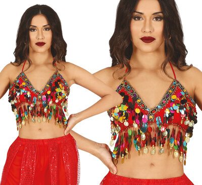 Dámský top na břišní tance