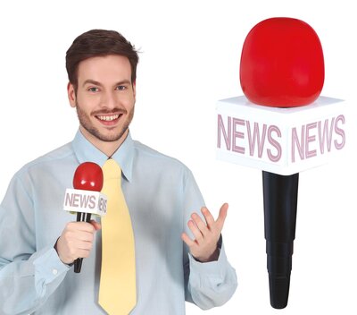 Mikrofon pro reportéry, 25 cm