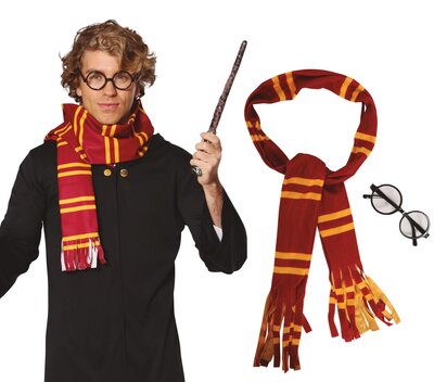Kouzelnická sada Harry Potter (brýle a šála)