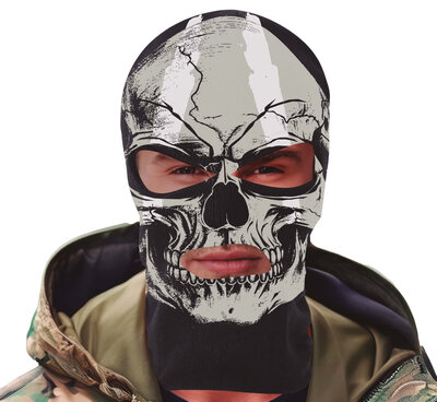 Kukla s potiskem lebky