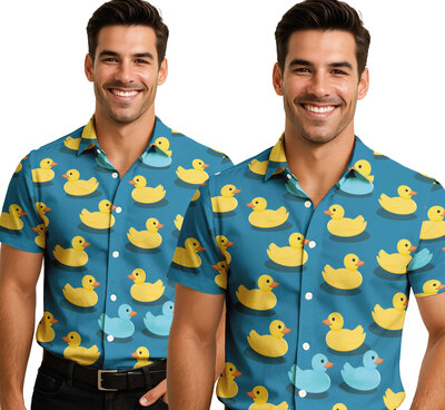 Pánská košile s kachničkami