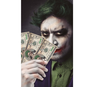 Bankovky Joker, 6 x 15 cm