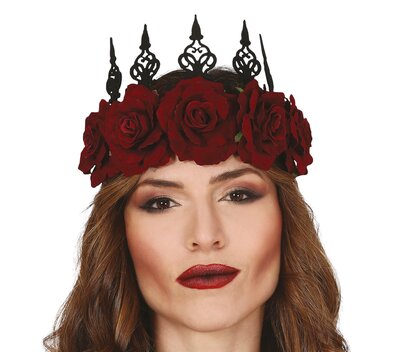 Královská koruna s růžemi