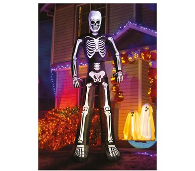 Nafukovací dekorace na Halloween kostlivec, 200 x 150 cm