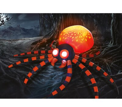 Nafukovací dekorace na Halloween pavouk, 180 x 120 cm