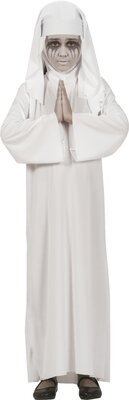 Dívčí kostým bílá jeptiška