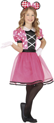 Dívčí kostým Minnie Mouse, růžový