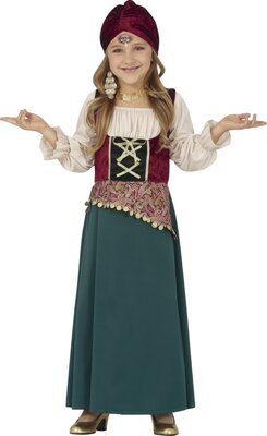 Dívčí kostým věštkyně/cikánka