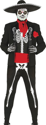 Pánský kostým kostlivec, Día de los Muertos