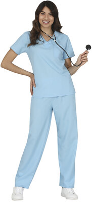 Dámský kostým zdravotní sestra, modrý