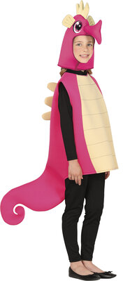 Dívčí kostým mořský koník, růžový