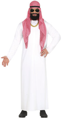 Pánský kostým arabský šejk, bílý