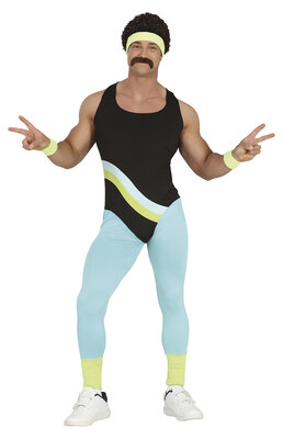 Pánský kostým cvičitel/gymnasta, 80. léta